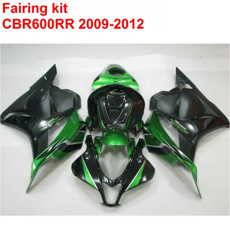 

Injection ABS Fairing Kit For HONDA CBR600RR 2009 2010 2011 2012 CBR 600 RR Green Black ABS Fairings 09 10 11 12 SZ4