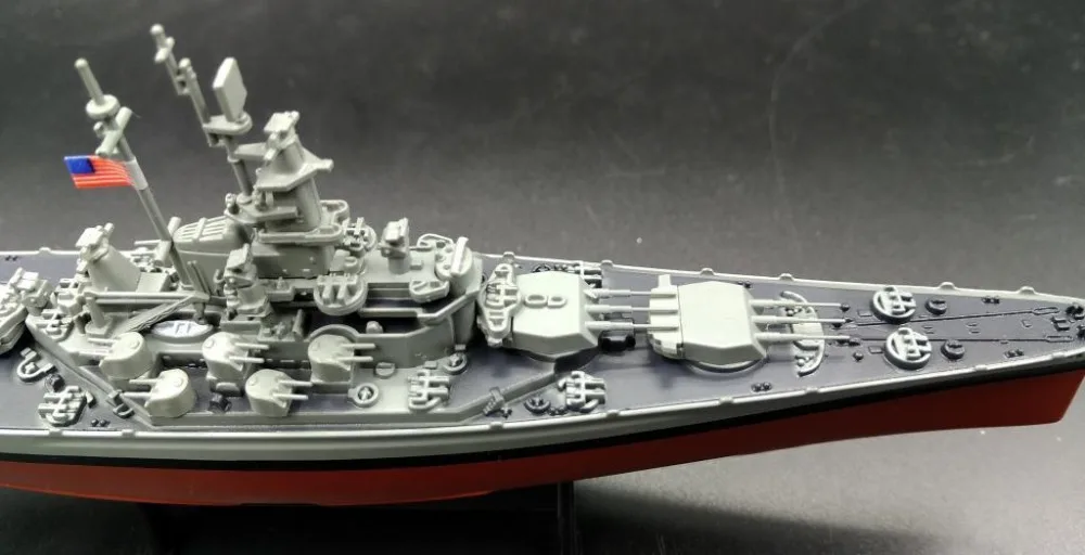 Am 1:1000 Вторая мировая война США BB-59 Массачусетс линкор сплав военный корабль коллекция моделей подарок к празднику
