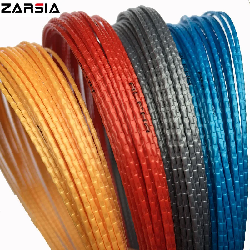 (10 pcs/lot) Tennis strings 1.25mm polyester SUPER POLY Bamboo grain tennis strings 12Min