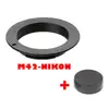 Adaptateur d'objectif M42 pour appareil photo Nikon AI/appareil photo Canon EF/EOS avec capuchon arrière adaptateur d'objectif M42-EOS M42-NIk ► Photo 2/6