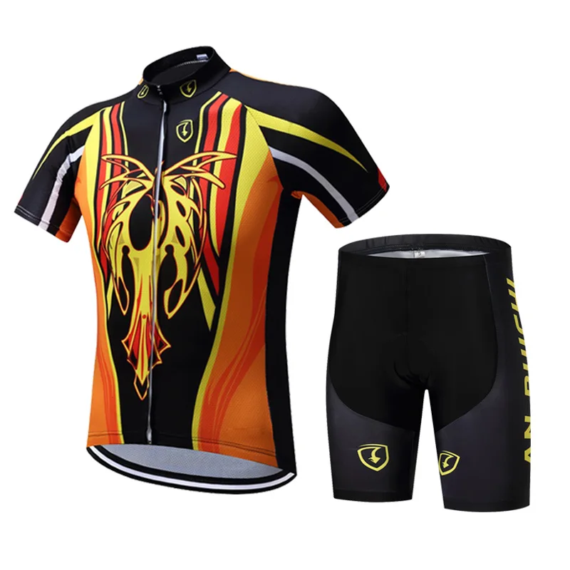 AONUO Pro трикотаж Комплект Лето MTB Велосипедный спорт костюмы Майо Ropa Ciclismo 100%