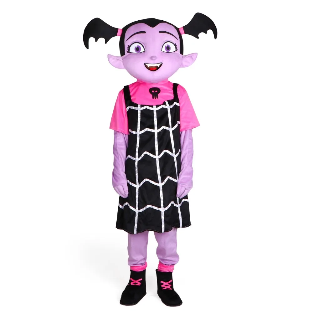 Vampirina костюм талисмана отличное Профессиональное качество девушка вампир для взрослых Хэллоуин Праздник Пурим нарядное платье