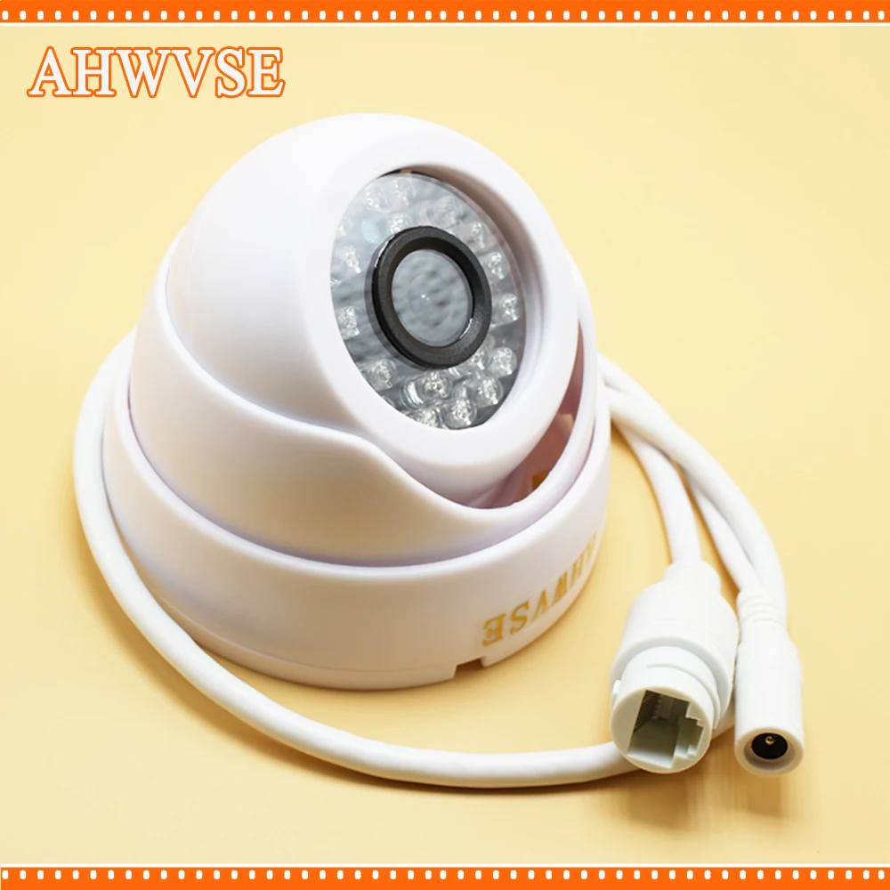 2 8 мм IP камера с широким обзором 720P 1080P купольная для помещений IR Lens 2MP CCTV