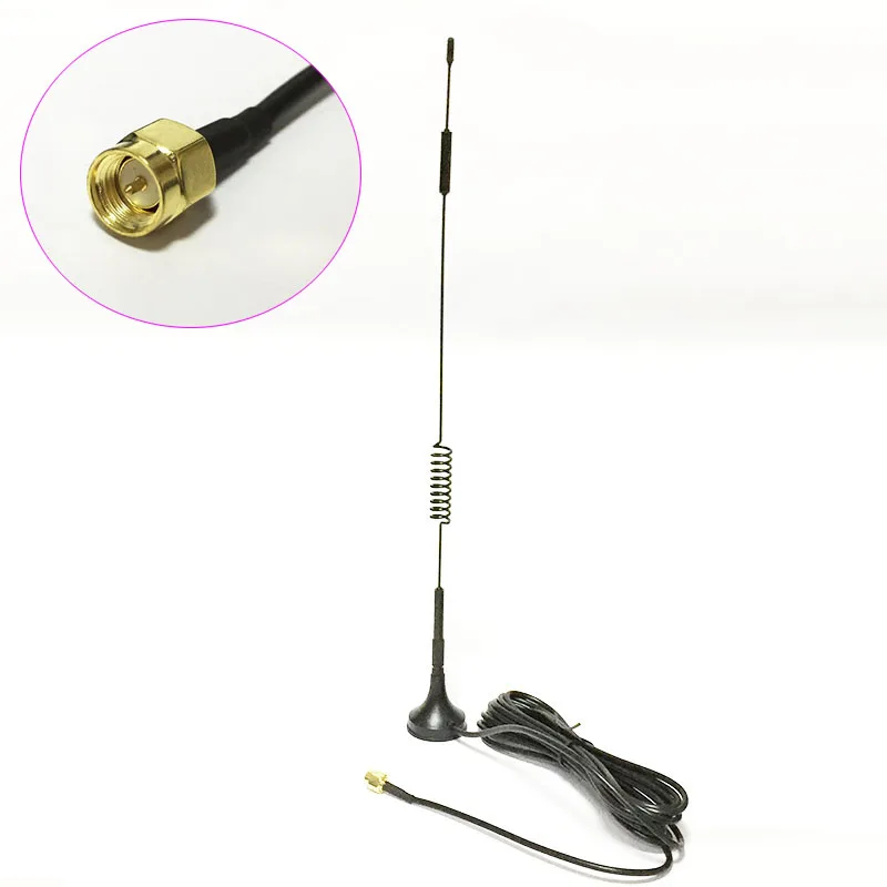 imágenes para 1 UNID 433 Mhz módulo inalámbrico lechón antena 10dbi antena de alta ganancia 3 M cable de Extensión SMA macho antena de radio #2 imágenes para 1 UNID 433 Mhz módulo inalámbrico lechón antena 10dbi antena de alta ganancia 3 M cable de Extensión SMA macho antena de radio #2