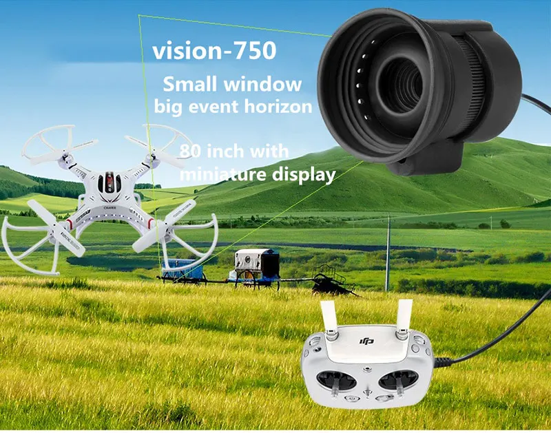 Longway Vision-750 микро инфракрасное ночное видение AV Интерфейс 80 дюймов экран очки дисплей голова носить ночное видение