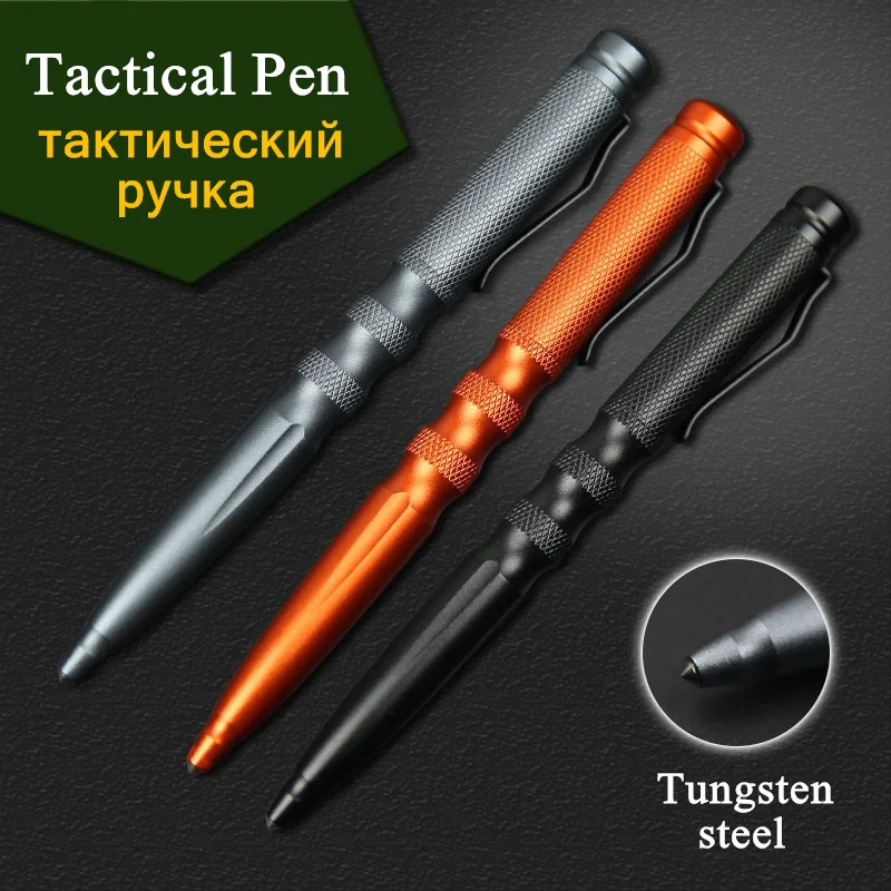 Tactical Pen Self Defense Weapons Glass Breaker Aluminum Alloy EDC Tool Survival Kit Outdoor Multifunctional Emergency Kit