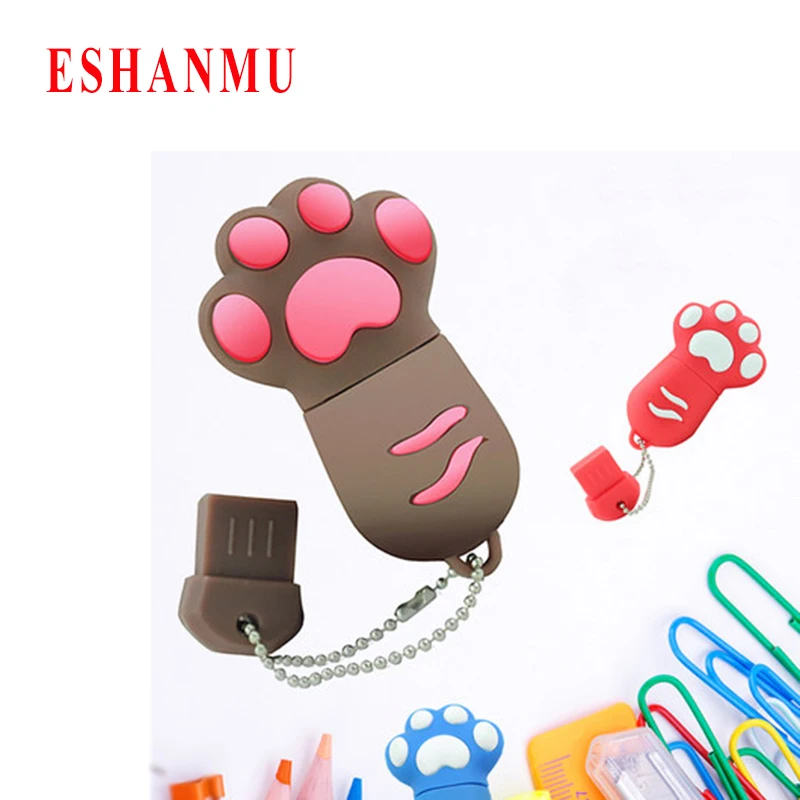 Новинка 2017 Eshanmu высокое качество бренд Кошачий коготь 4 ГБ 8 16 32 64 Usb флеш