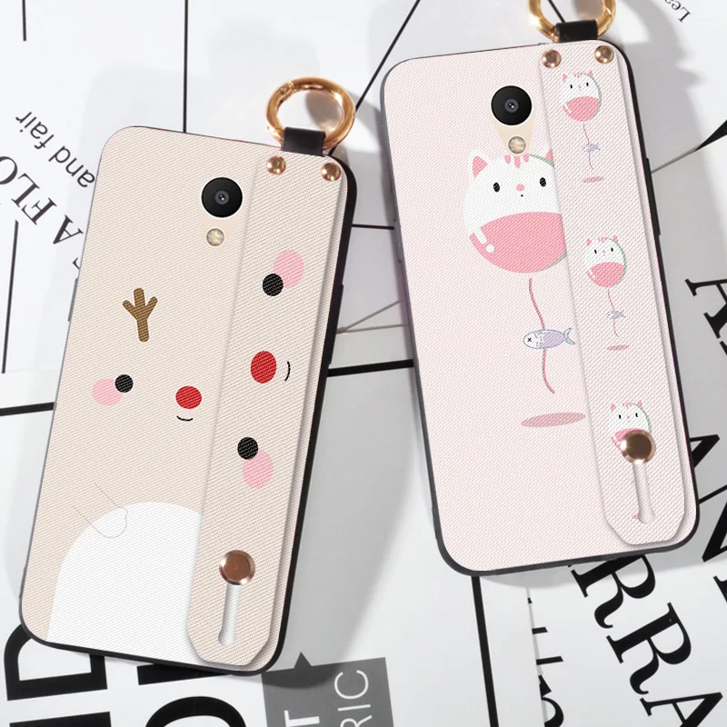 

Cute deer Animal Cases For Meizu M2 M3 Mini M5 M6 Note M5S M6S M5C A5 Stand Holder Cover For Meizu M3 Max MX6 Luxury Strap Case
