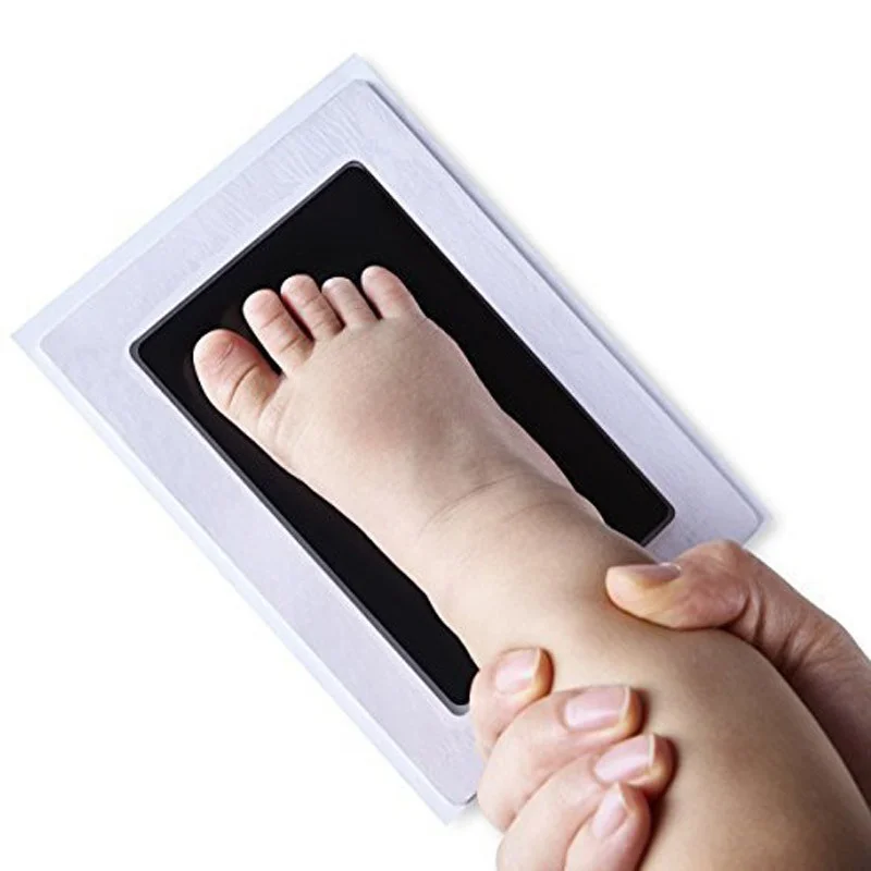 Baby Non-Toxic Handprint Footprint Kit Souvenir Stamp Pad Stamps Toys DIY Watermark Clay Toys