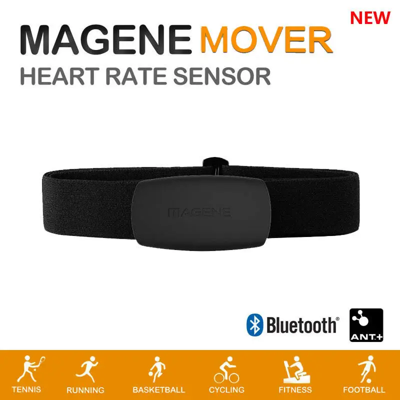 Magene H64 Mover x 2 ANT + Bluetooth 4 0 датчик сердечного ритма нагрудный ремень|Велокомпьютеры| |