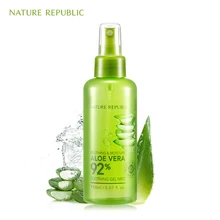 Nature Republic 150ml Face Toner Soothing&Moisture Aloe Vera 92% Soothing Gel Mist Aloe Moisturizing Spray mizon aloe 90 soothing gel алоэ