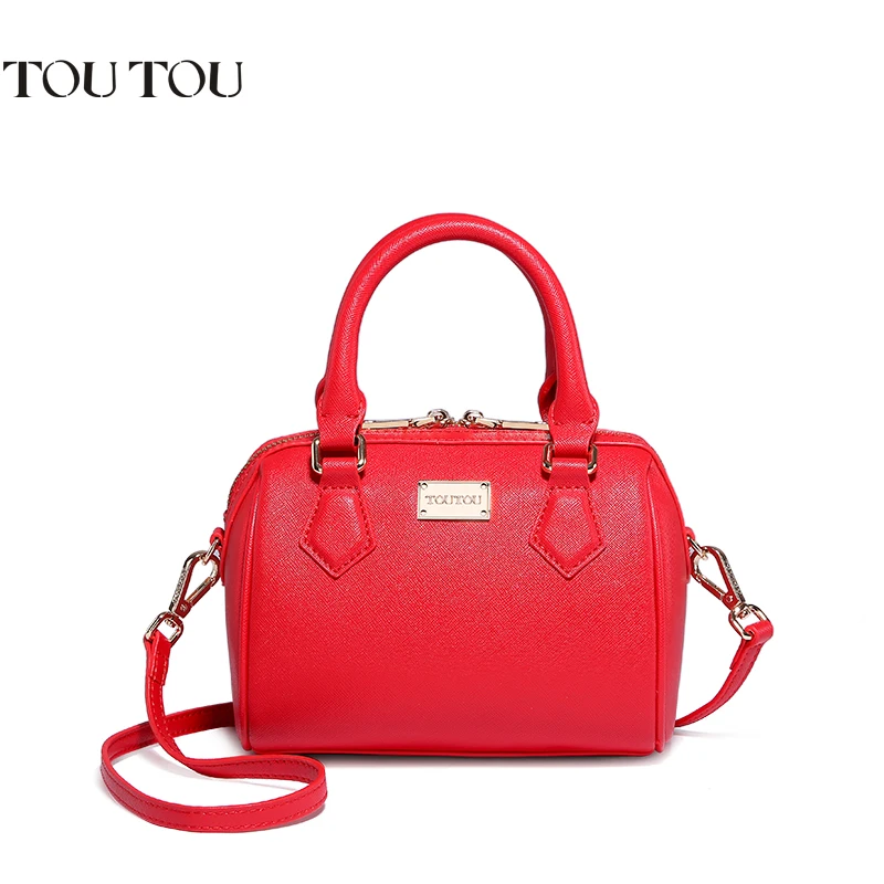 A1614 TOUTOU мини Бостон Подушка Pack сумка Для женщин Crossbody torebka bolsa feminina сумки через