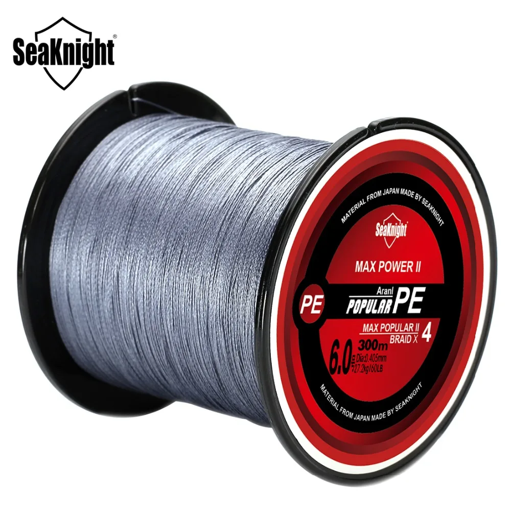 

SeaKnight TriPoseidon 300M PE 4 Strands Fishing Line 8 10 20 30 40 60 80LB Braided Fishing Line