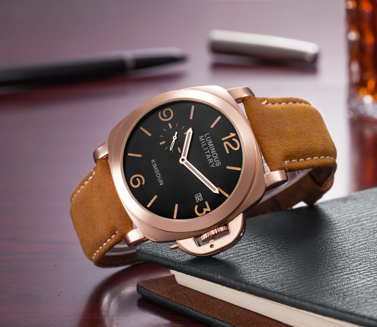 KIMSDUN top brand sport Men Watch Luxury Business Fashion Clock Mens Watches Waterproof Quartz Relogio Masculino