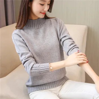 

6149 - new autumn and winter loose plate semi high collar 40