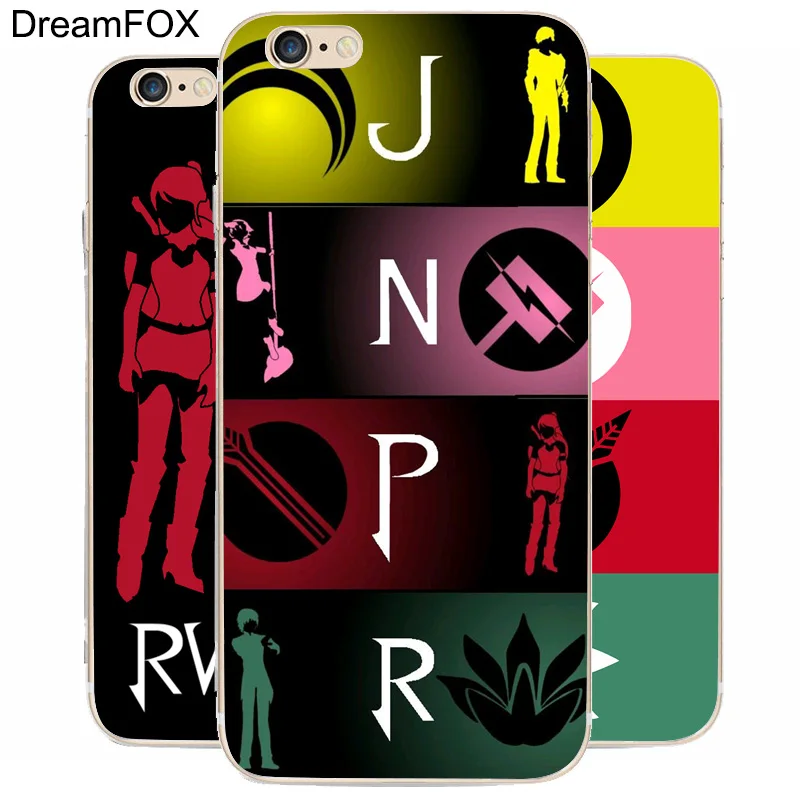 K183 Rwby Emblems Transparent Hard Thin Case Cover For Apple iPhone 11 Pro XR XS Max 8 X 7 6 6S Plus 5 5S SE 5C 4 4s |