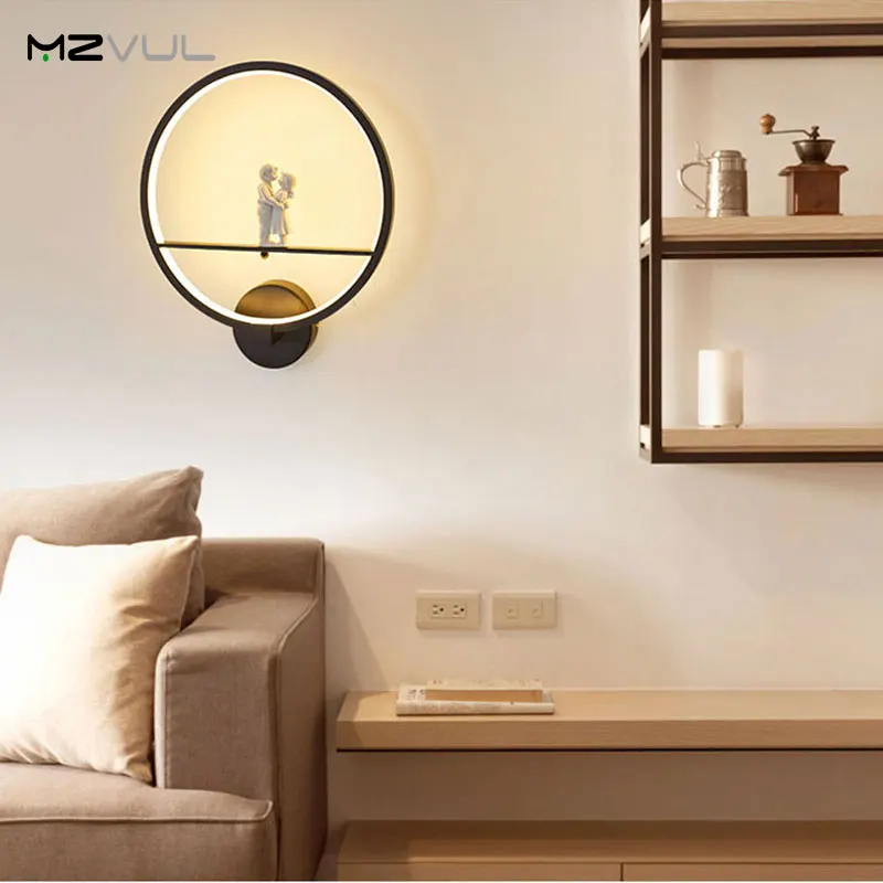 

Modern Art Home Lighting 19W LED Wall Lights Living Room Bedroom Ceiling Lamps LED Indoor Wall Lamp Living Room Wall Light