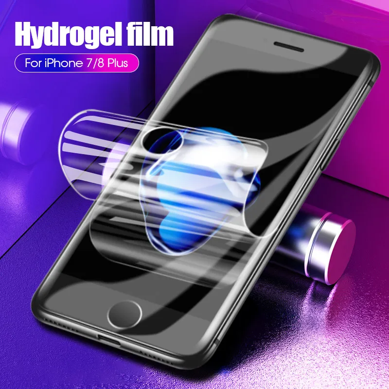 

9D Full Curved Protection Soft Hydrogel Film For iPhone XS MAX 8 7 6 6S Plus X 10 XR Cover Screen Protector Protective Film