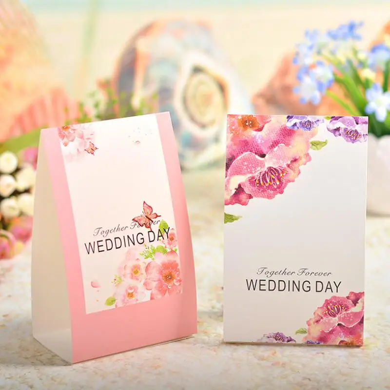 

30 Pcs/lot Theme Wedding Guest Name Table Card Creative Personality Wedding Place Card Wedding Card