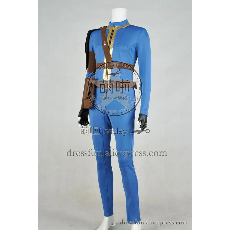 Костюм flout 4 для косплея Far Harbor Vest Boy 111 синяя Боевая форма комбинезон костюм