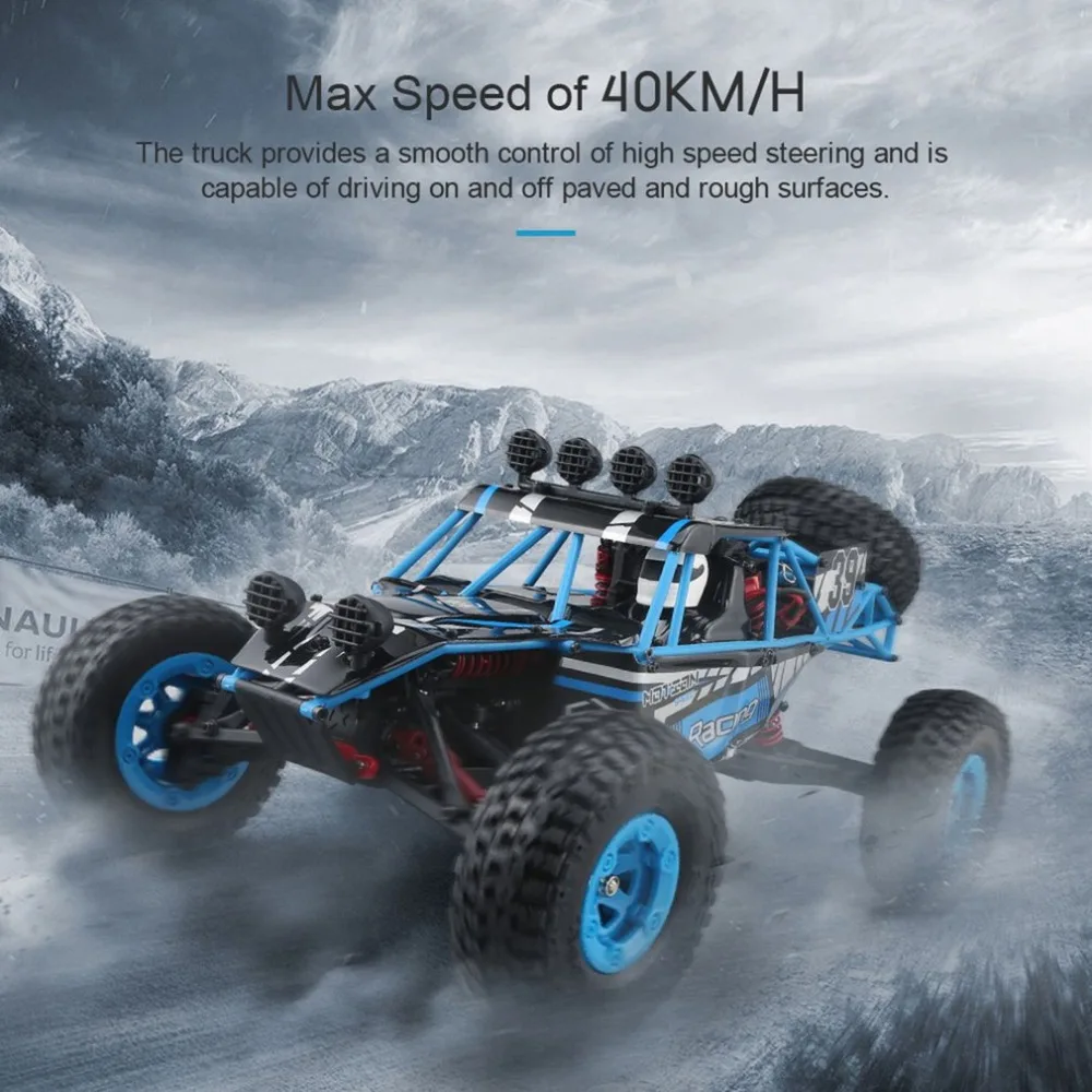 JJRC Q39 1:12 4WD RC Внедорожник для пустыни RTR 35 км/ч + быстрая скорость 1 кг высокий вращающийся сервопривод 7,4 В 1500 мАч LiPo батарея RC Внедорожный