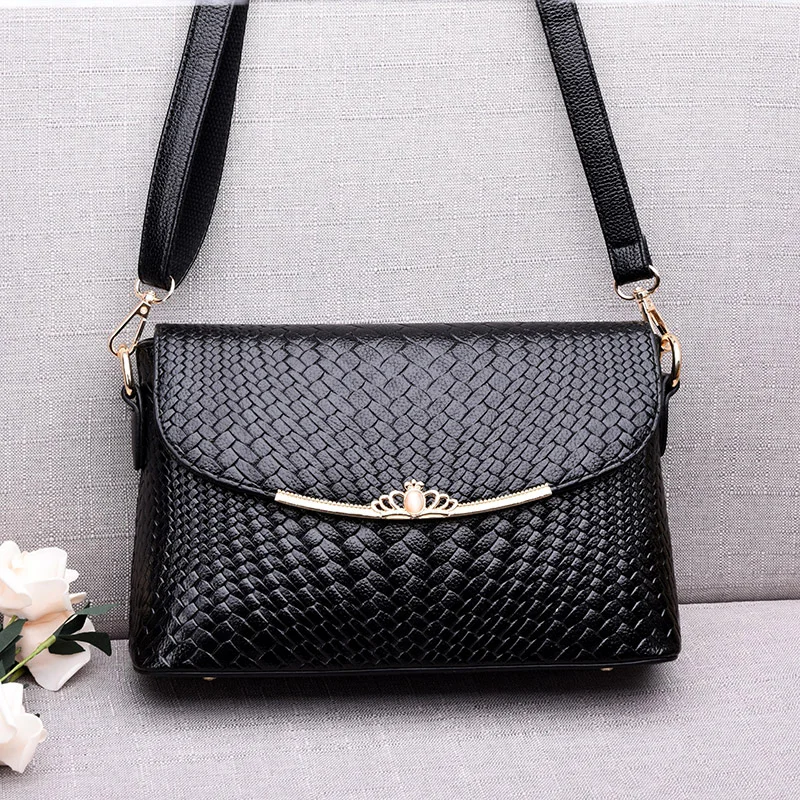 

Luxury Tote Bag Flap Shoulder Bags Fashion Striped Cover Crossbody Bags for Women 2019