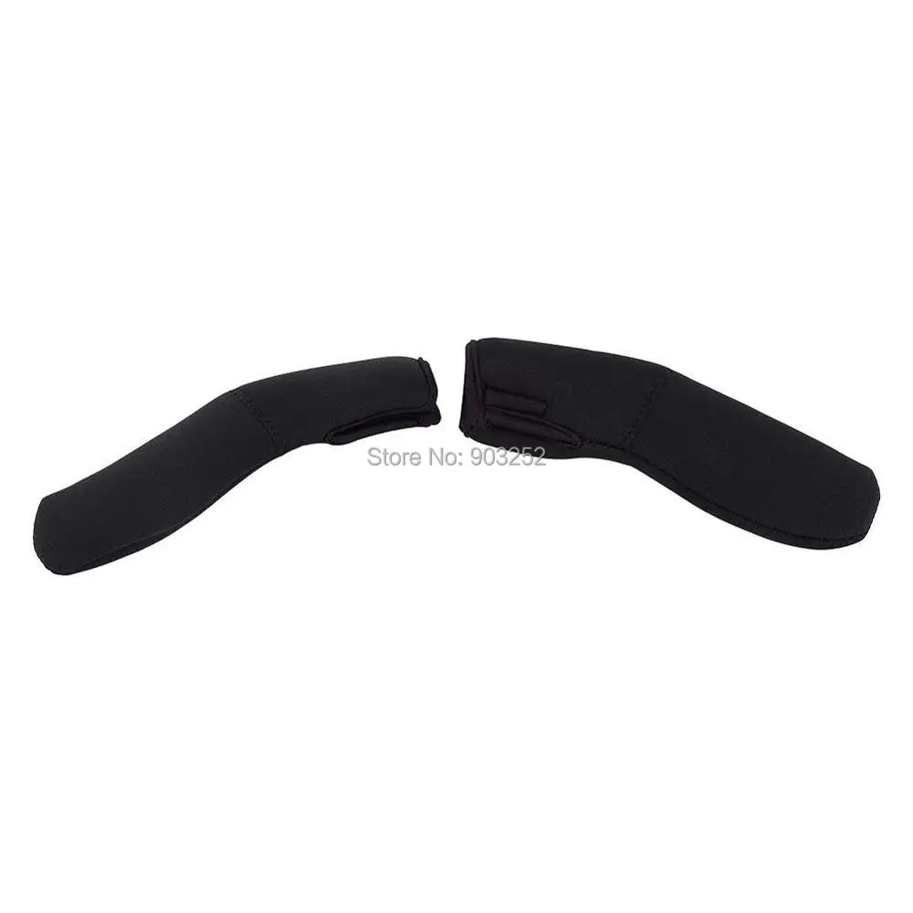 2 шт./комплект-черные чехлы для ручек коляски для моделей колясок с зонтиком-растягивающийся универсальный крой