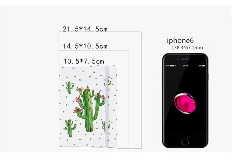Кактус А5 А6 заправки для планировщика Еженедельный ежемесячный планировщик блокнот аксессуары Подарки канцелярские принадлежности Школьные принадлежности с эластичным