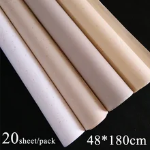 48*180 см бумага для рисования Золотая фольга Китайская каллиграфия Xuan бумага для художника живопись, каллиграфия сырье рисовая бумага