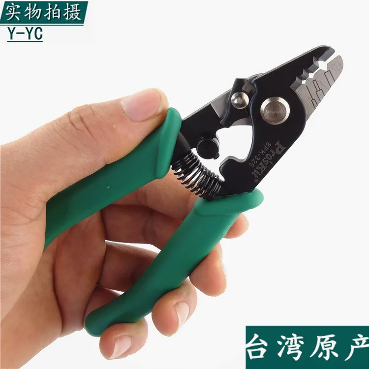 free shipping AB25K Pro sKit 8pk 326 wire strippers FTTP Tools optical fiber cable stripping pliers