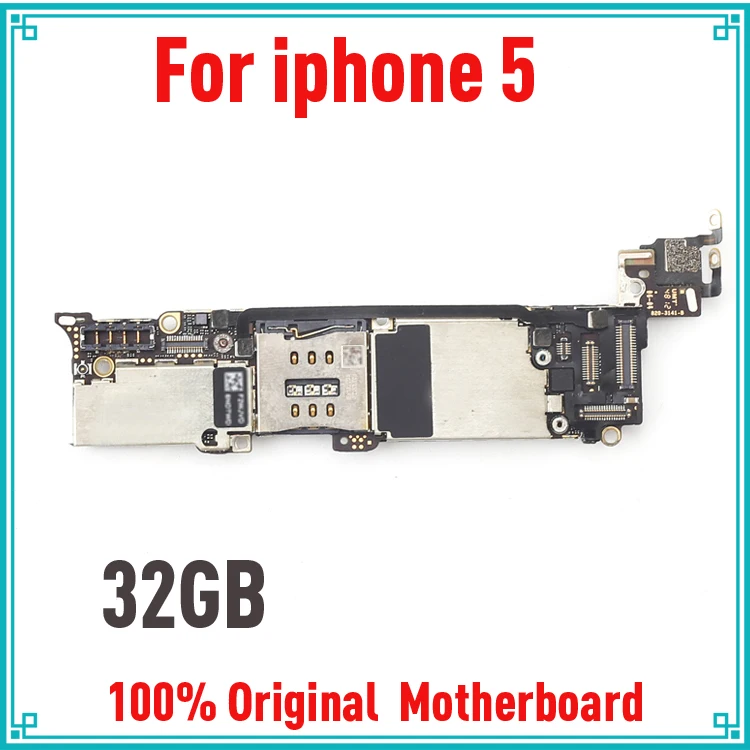

with IOS System for iphone 5 5G Motherboard,32gb Original unlocked for iphone 5 Logic boards with Full Chips,Good quality