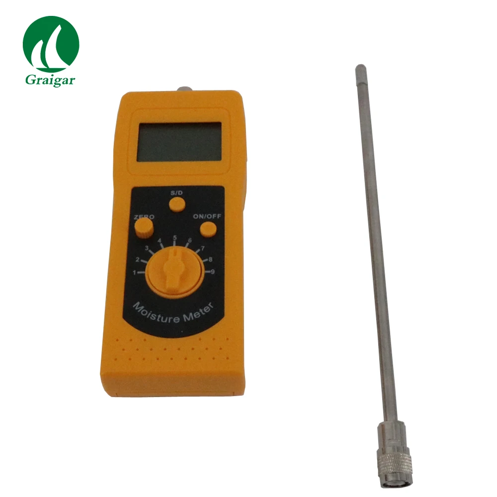 

Portable Digital DM300L Soil Sand Coal Powder Moisture Meter Tester with Data Hlold Function with Back Light