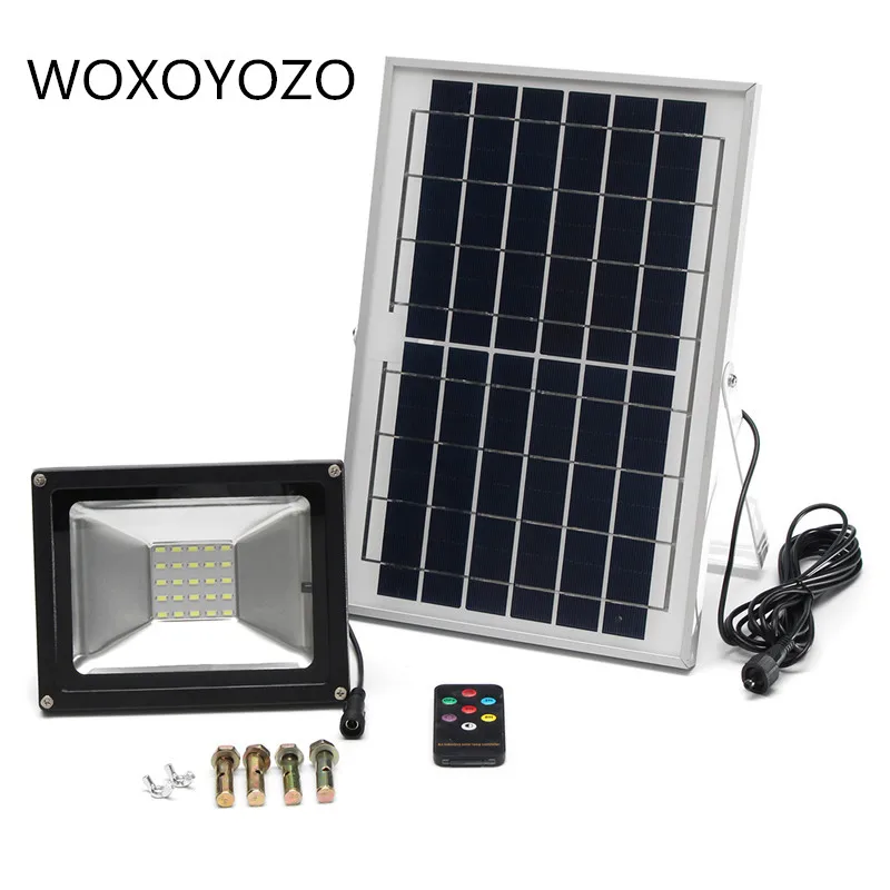 Led Flood Light Outdoor Spotlight Solar Floodlight Remote Control Led Flood Light Outdoor Spotlight Solar