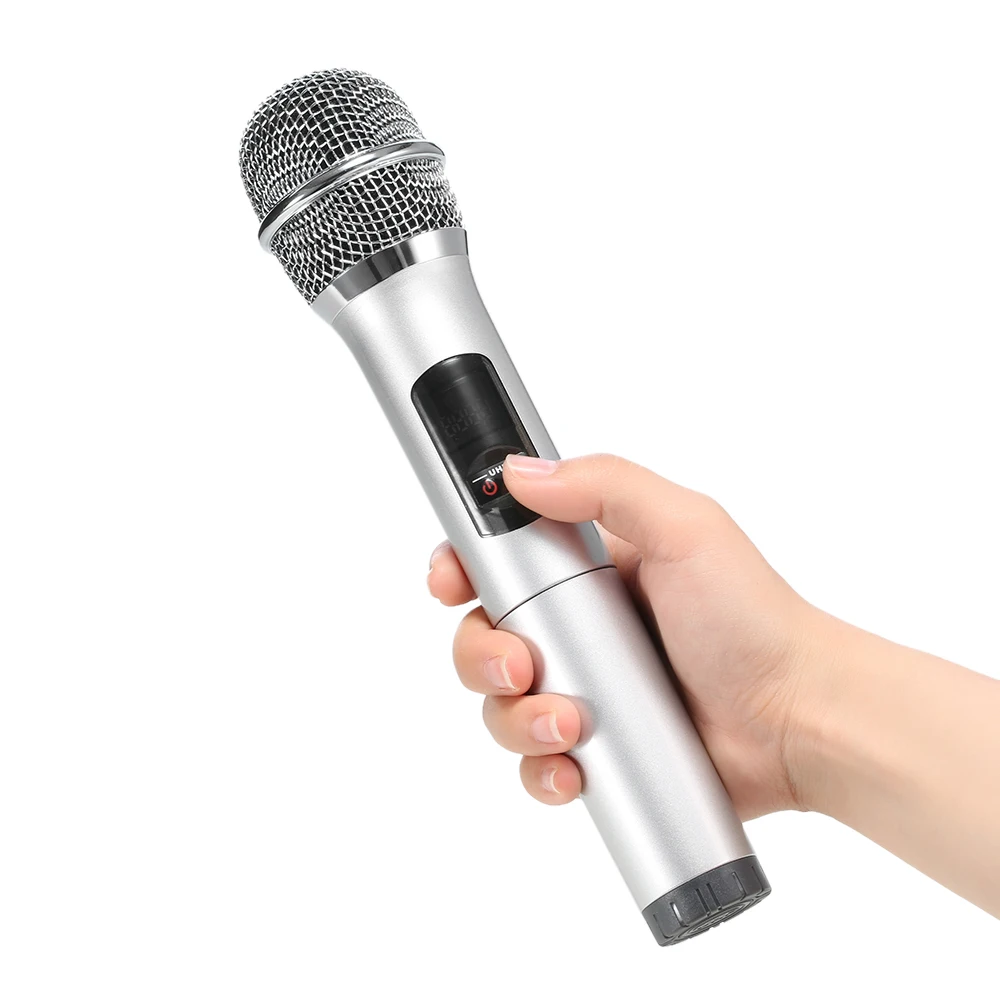Mesuvida K18u 2 шт. UHF Беспроводной микрофон Bluetooth 3 0 караоке для iOS Android смартфон