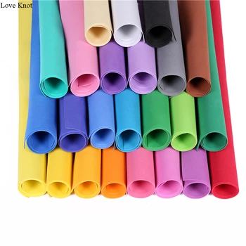

12Pcs/lot 24 Colors Size 50x50cm Sponge Foam Paper For Decaration Background Scrapbook Craft Punch Stamping DIY