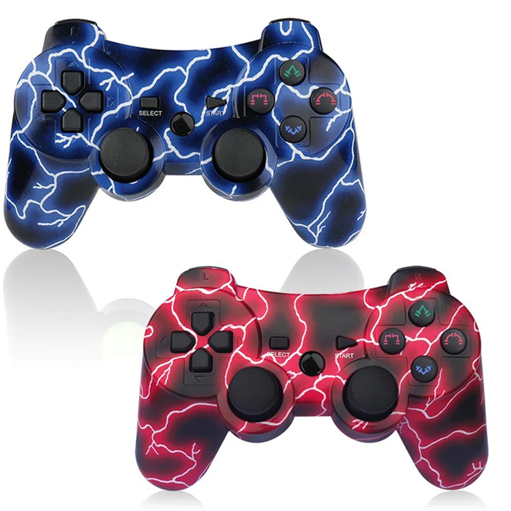 

K ISHAKO for PS3 Controller Wireless Double Shock Gamepad for Playstation 3 Remote, Sixaxis PS3 Controller with Charging Cable