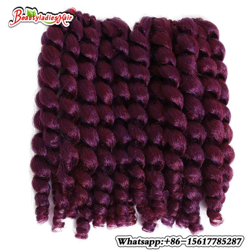 Alizing короткие Ombre палочка кудри твист кос крючком волос 3 пакетов/лот отказов 8