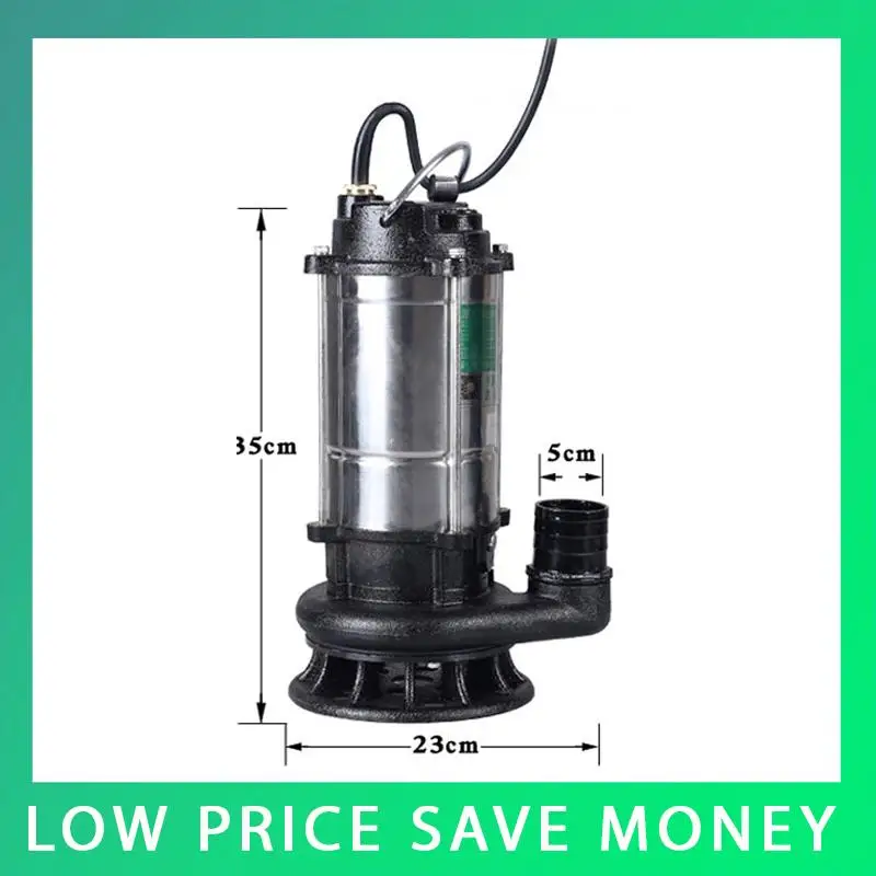 Submersible Dirty Water Pumps 750W Submersible Pump Waste Water Pump