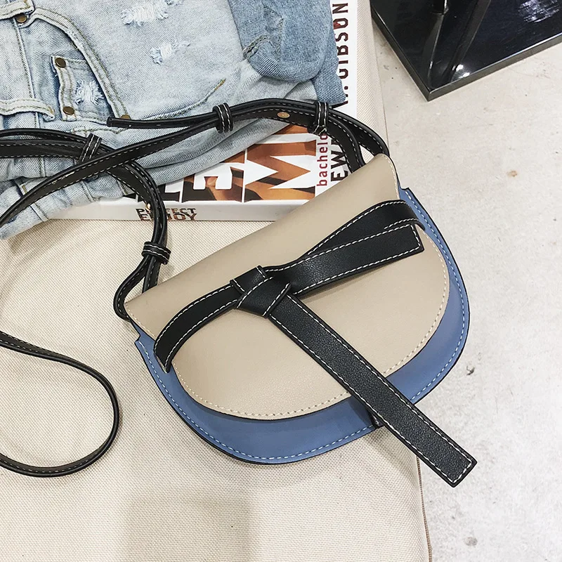 SWDF Lady Bag Classic Simplicity Saddle Bag 2019 Korean Version Fashion Belt Lady Shoulder Crossbody Packet High Quality Leather SWDF Lady Bag Classic Simplicity Saddle Bag 2019 Korean Version Fashion Belt Lady Shoulder Crossbody Packet High Quality Leather