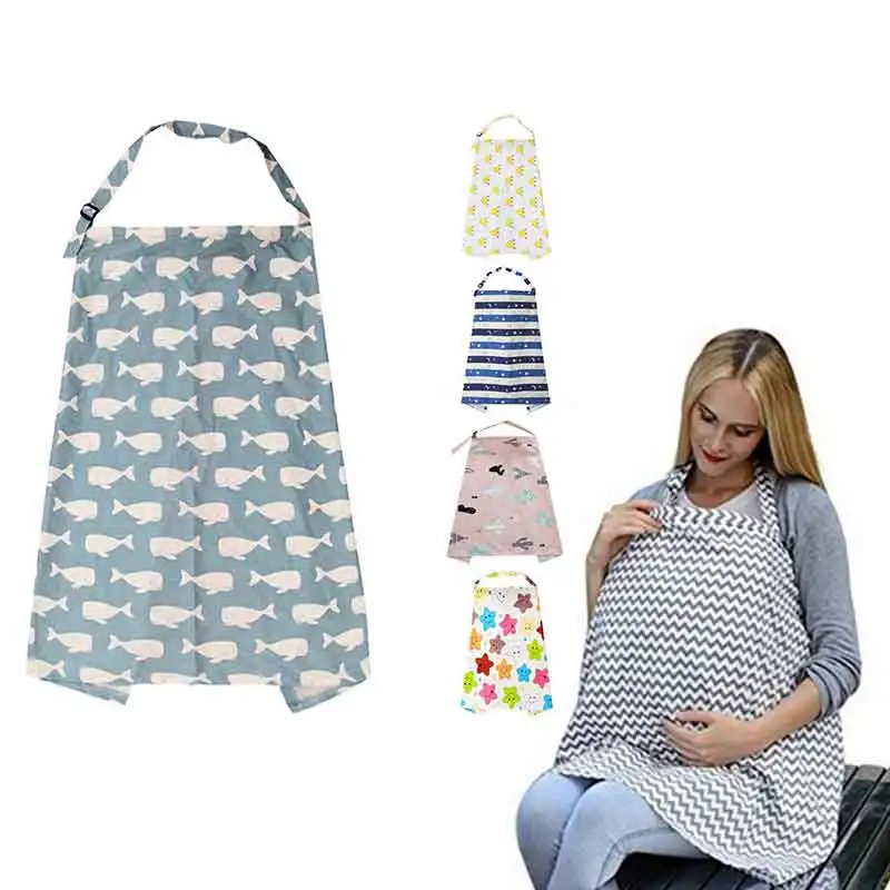Breathable Baby Feeding Nursing Covers Up Mum Breastfeeding Poncho Apron