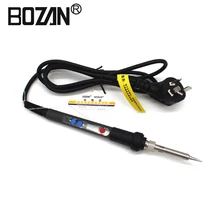 BOZAN 40 Вт 60 Вт 90 Вт Электрический паяльник Комплект для утюгов Температура Регулируемый Электрический Утюг Мини ручка тепла Карандаш пайки гладить