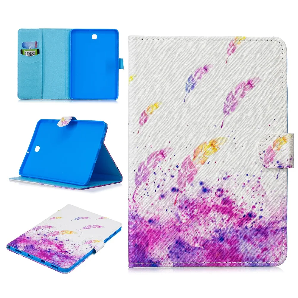 Защитный чехол кожаный для GALAXY Tab S2 T715 Подставка планшета с режимом умного сна
