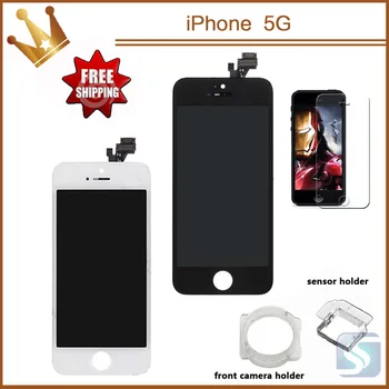 AAA Quality pantalla for lcd iphone 5 lcd display with touch screen Digitizer Assembly Replacement DHL