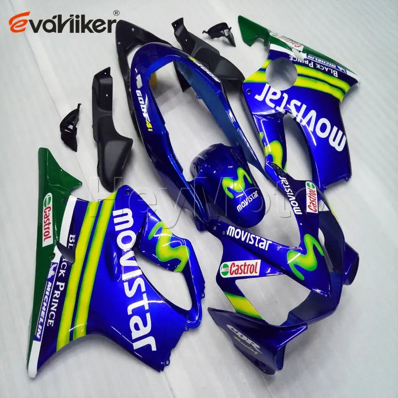 

Full fairing kits for CBR 600F4i 2004 2005 2006 2007 blue CBR 600F4i 04 05 06 07 motorcycle panels Injection mold H2