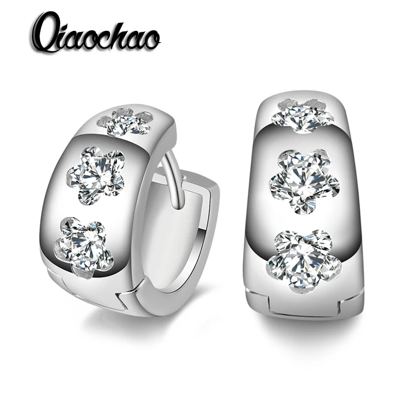 Joyas hoja estilo Marquise corte AAA austríaco claro ZIRCON mujeres