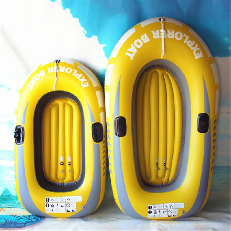 Thick Wear-resistant Inflatable Kayak Canoe 1/2 Person Fishing Drifting Diving Swimming Water Sports Inflatable Boat Kayak Canoe
