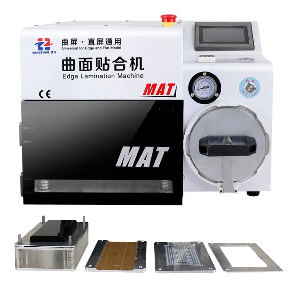 HZ-MAT Smart Curved Plane Screen Edge Lamination Machine For IPhone Samsung Curved Screen LCD Repai