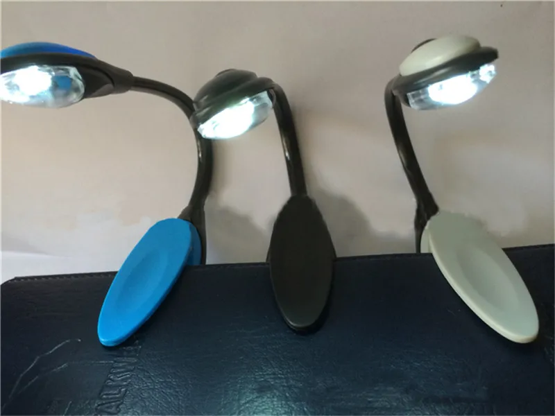 Free-Shipping-1Pcs-Mini-Flexible-Clip-on-Bright-Booklight-LED-Travel-Book-Reading-Lamp-White-Light