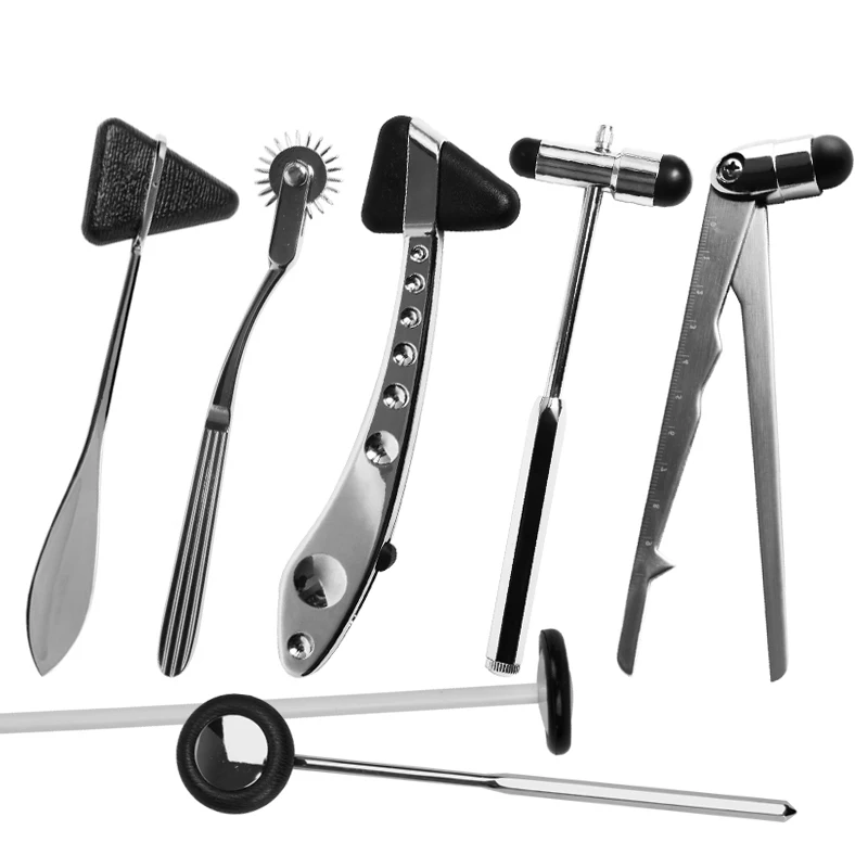 

Medical Diagnostic Taylor Wartenburg Pinwheel Babinski Queen Square Ergonomic Neurological Tendon Percussor Reflex Hammer