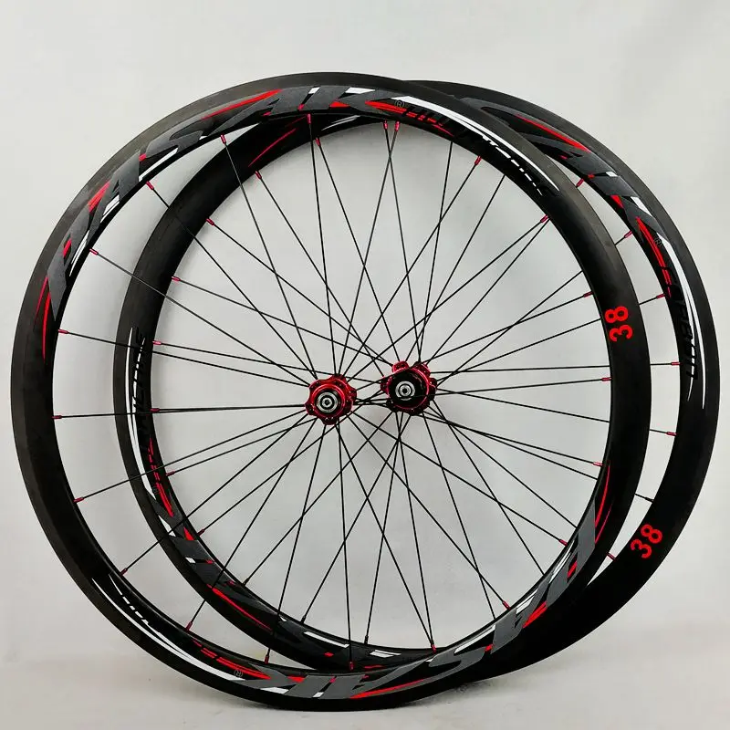 2019 pasak 700c колеса из углеродного волокна диски rim38/40/50/55 мм Глубина трубчатая